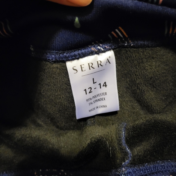 Colorful Rainbow Print Leggings size large - Picture 3 of 7